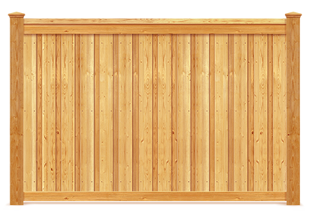 Seminole FL cap and trim style wood fence