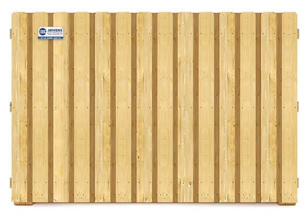 Largo FL cap and trim style wood fence