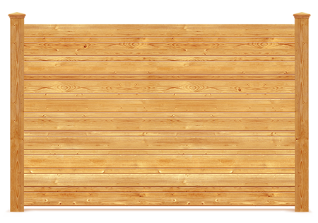 Seminole FL horizontal style wood fence