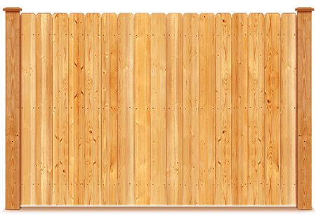 Seminole FL stockade style wood fence